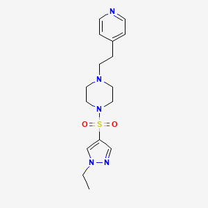 1-(1-Ethylpyrazol-4-yl)sulfonyl-4-(2-pyridin-4-ylethyl)piperazine