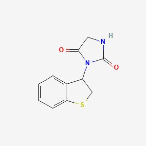 3-(2,3-Dihydro-1-benzothiophen-3-yl)imidazolidine-2,4-dione