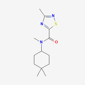 N-(4,4-dimethylcyclohexyl)-N,3-dimethyl-1,2,4-thiadiazole-5-carboxamide