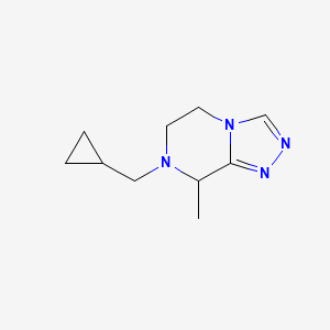 7-(cyclopropylmethyl)-8-methyl-6,8-dihydro-5H-[1,2,4]triazolo[4,3-a]pyrazine