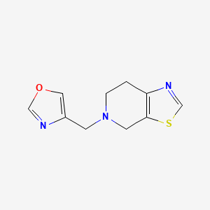 4-(6,7-dihydro-4H-[1,3]thiazolo[5,4-c]pyridin-5-ylmethyl)-1,3-oxazole