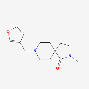 8-(Furan-3-ylmethyl)-2-methyl-2,8-diazaspiro[4.5]decan-1-one