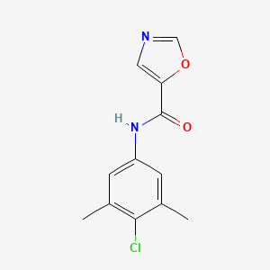 N-(4-chloro-3,5-dimethylphenyl)-1,3-oxazole-5-carboxamide