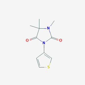 1,5,5-Trimethyl-3-thiophen-3-ylimidazolidine-2,4-dione