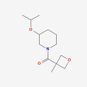 (3-Methyloxetan-3-yl)-(3-propan-2-yloxypiperidin-1-yl)methanone