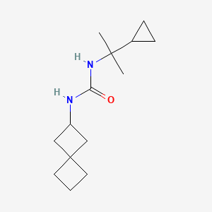 1-(2-Cyclopropylpropan-2-yl)-3-spiro[3.3]heptan-2-ylurea