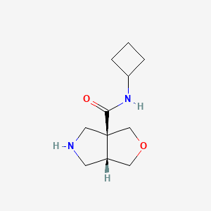 (3aS,6aS)-N-cyclobutyl-1,3,4,5,6,6a-hexahydrofuro[3,4-c]pyrrole-3a-carboxamide