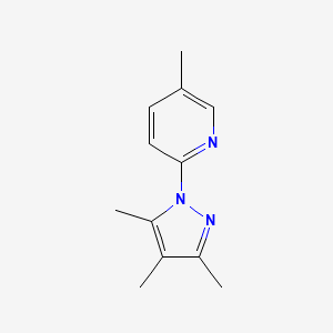 5-Methyl-2-(3,4,5-trimethylpyrazol-1-yl)pyridine