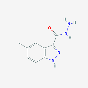 B073621 5-Methyl-1H-indazole-3-carboxylic acid hydrazide CAS No. 1203-96-9