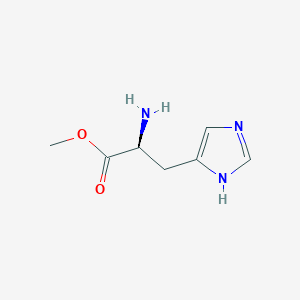 molecular formula C7H11N3O2 B073626 Histidine methyl ester CAS No. 1499-46-3