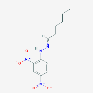 molecular formula C12H16N4O4 B073627 己醛 2,4-二硝基苯肼 CAS No. 1527-97-5