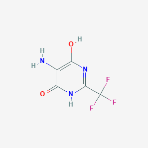 B073629 5-Amino-2-(trifluoromethyl)pyrimidine-4,6-diol CAS No. 1513-71-9