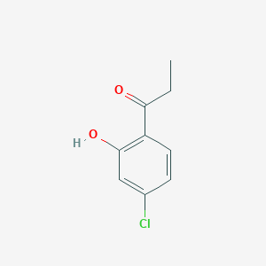 molecular formula C9H9ClO2 B073635 1-(4-Chloro-2-hydroxyphenyl)propan-1-one CAS No. 1127-97-5