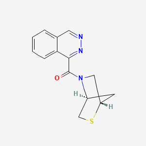 molecular formula C14H13N3OS B7364574 phthalazin-1-yl-[(1S,4S)-2-thia-5-azabicyclo[2.2.1]heptan-5-yl]methanone 