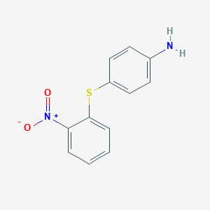 B073672 4-(2-Nitrophenyl)sulfanylaniline CAS No. 1144-81-6