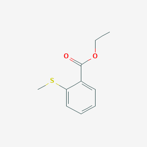 molecular formula C10H12O2S B073687 Ethyl 2-(methylsulfanyl)benzoate CAS No. 1442-00-8