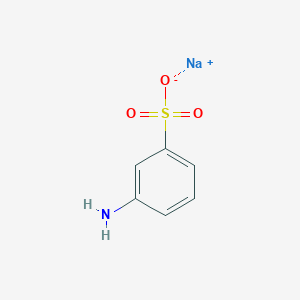 molecular formula C6H6NNaO3S B073694 3-氨基苯磺酸钠 CAS No. 1126-34-7