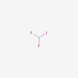 molecular formula CHF2I B073695 二氟(碘)甲烷 CAS No. 1493-03-4