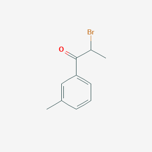 molecular formula C10H11BrO B073710 2-溴-1-(3-甲基苯基)丙انون CAS No. 1451-83-8