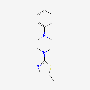 5-Methyl-2-(4-phenylpiperazin-1-yl)-1,3-thiazole