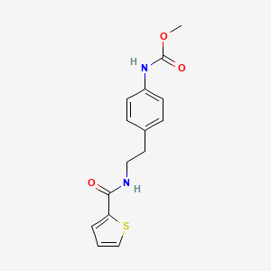 methyl N-[4-[2-(thiophene-2-carbonylamino)ethyl]phenyl]carbamate