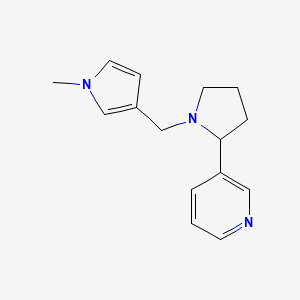 3-[1-[(1-Methylpyrrol-3-yl)methyl]pyrrolidin-2-yl]pyridine