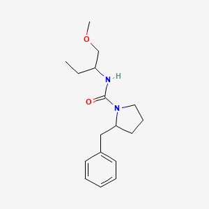 2-benzyl-N-(1-methoxybutan-2-yl)pyrrolidine-1-carboxamide