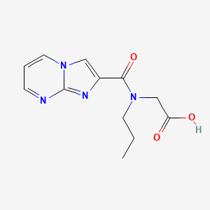 2-[Imidazo[1,2-a]pyrimidine-2-carbonyl(propyl)amino]acetic acid