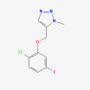 5-[(2-Chloro-5-fluorophenoxy)methyl]-1-methyltriazole