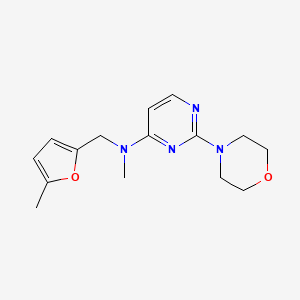 N-methyl-N-[(5-methylfuran-2-yl)methyl]-2-morpholin-4-ylpyrimidin-4-amine