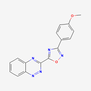 5-(1,2,4-Benzotriazin-3-yl)-3-(4-methoxyphenyl)-1,2,4-oxadiazole