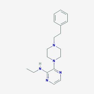 N-ethyl-3-[4-(2-phenylethyl)piperazin-1-yl]pyrazin-2-amine