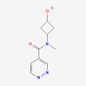 N-(3-hydroxycyclobutyl)-N-methylpyridazine-4-carboxamide