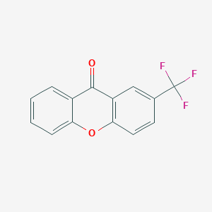 molecular formula C14H7F3O2 B073736 2-(三氟甲基)黄酮 CAS No. 1496-15-7