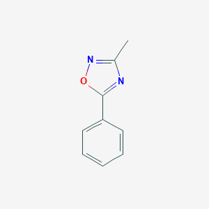 molecular formula C9H8N2O B073762 3-甲基-5-苯基-1,2,4-噁二唑 CAS No. 1199-00-4