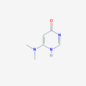 molecular formula C6H9N3O B073765 6-(二甲氨基)嘧啶-4-醇 CAS No. 1124-21-6