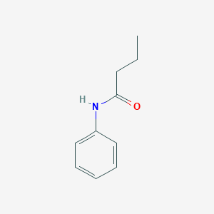 molecular formula C10H13NO B073798 丁酰胺，N-苯基- CAS No. 1129-50-6