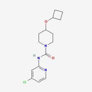 N-(4-chloropyridin-2-yl)-4-cyclobutyloxypiperidine-1-carboxamide