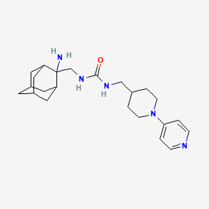 1-[(2-Amino-2-adamantyl)methyl]-3-[(1-pyridin-4-ylpiperidin-4-yl)methyl]urea