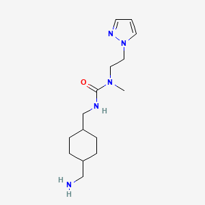 3-[[4-(Aminomethyl)cyclohexyl]methyl]-1-methyl-1-(2-pyrazol-1-ylethyl)urea