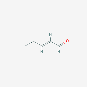 molecular formula C5H8O B073810 2-戊醛 CAS No. 1576-87-0