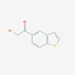 molecular formula C10H7BrOS B073811 1-(1-苯并噻吩-5-基)-2-溴-1-乙酮 CAS No. 1131-87-9