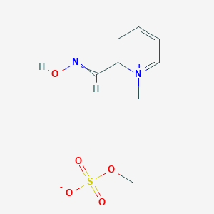molecular formula C8H12N2O5S B073819 2-((羟亚氨基)甲基)-1-甲基吡啶甲基硫酸盐 CAS No. 1200-55-1