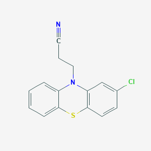 B073820 Propionitrile, 3-(2-chloro-10-phenothiazinyl)- CAS No. 4414-83-9