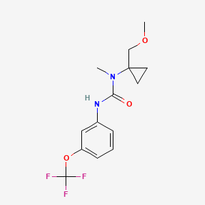 1-[1-(Methoxymethyl)cyclopropyl]-1-methyl-3-[3-(trifluoromethoxy)phenyl]urea