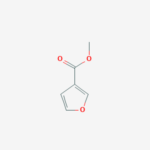 molecular formula C6H6O3 B073834 Methyl furan-3-carboxylate CAS No. 1334-76-5