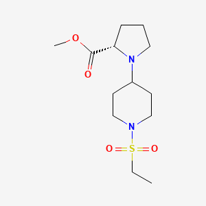 methyl (2S)-1-(1-ethylsulfonylpiperidin-4-yl)pyrrolidine-2-carboxylate