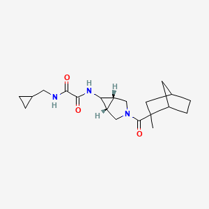 N-(cyclopropylmethyl)-N'-[(1S,5R)-3-(2-methylbicyclo[2.2.1]heptane-2-carbonyl)-3-azabicyclo[3.1.0]hexan-6-yl]oxamide