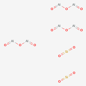 molecular formula Al6O13Si2 B073837 莫来石 CAS No. 1302-93-8