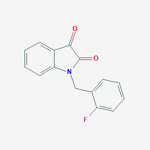 B073838 1-(2-fluorobenzyl)-1H-indole-2,3-dione CAS No. 346640-52-6